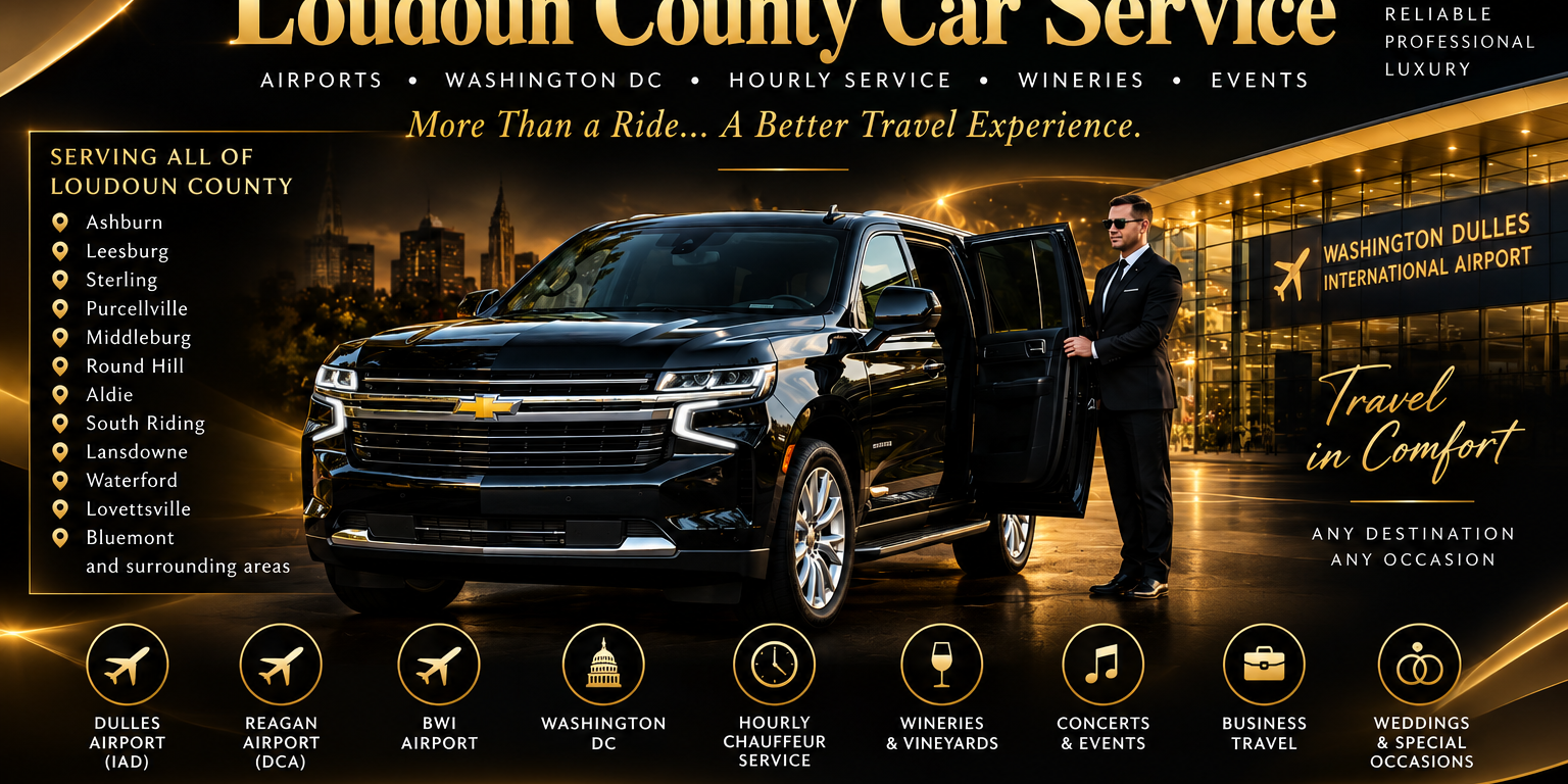 Loudoun county Car Service AWT Transportation AWT Transportation Provides loudoun county car service