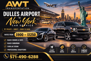 Dulles airport to New York Sedans & SUVs